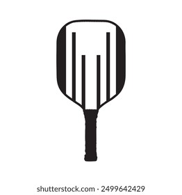 pickleball ball isolated on white, vector simple illustration, ball with holes