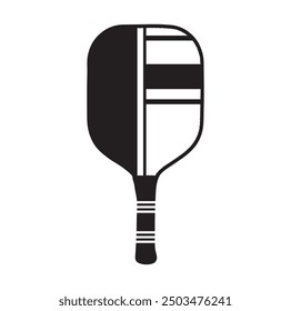 pickleball ball isolated on white, vector simple illustration, ball with holes