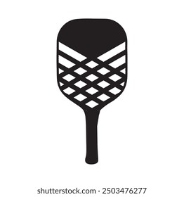 pickleball ball isolated on white, vector simple illustration, ball with holes