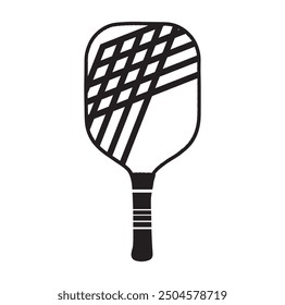 pickleball ball isolated on white, vector simple illustration, ball with holes