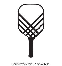 pickleball ball isolated on white, vector simple illustration, ball with holes