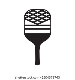 pickleball ball isolated on white, vector simple illustration, ball with holes