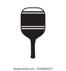 pickleball ball isolated on white, vector simple illustration,