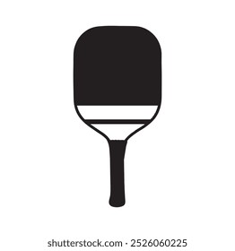 pickleball ball isolated on white, vector simple illustration,