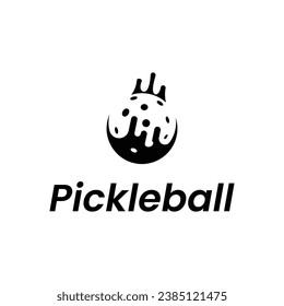 pickleball ball with speed fluid
