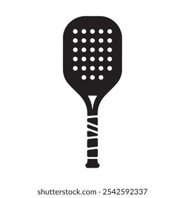pickleball bat vector silhouette Design