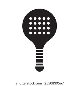 pickleball bat vector silhouette Design 