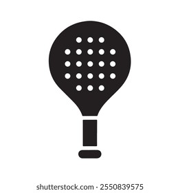 pickleball bat vector silhouette Design 