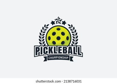 pickleball championship logo for any business