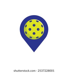 Pickleball Club Trophy Logo Vector Icon