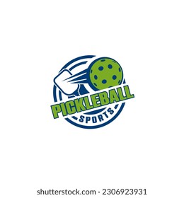 Pickleball Community Academy Club  Sports Logo Template Vector