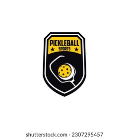 Pickleball Community Academy Club  Sports Logo Template Vector