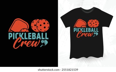 Pickleball Crew sports t shirt design