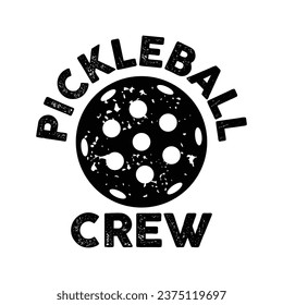 pickleball crew t shirt designs vector