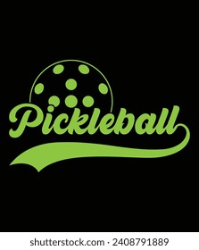 "Pickleball" EPS Vector File for silhouette