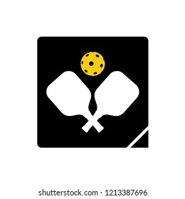 pickleball flat symbol