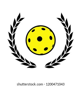 pickleball or floorball victory symbol