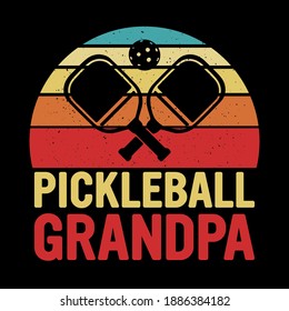 Pickleball - Grandpa - Pickleball T-Shirt