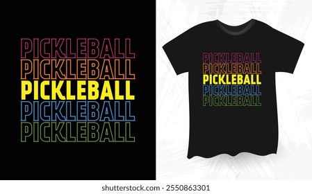 Pickleball graphic T shirt design 