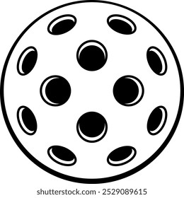 Pickleball, Hand Drawn Vector illustration, Isolated On Transparent Background

