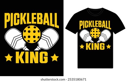 Pickleball king custom t shirt design