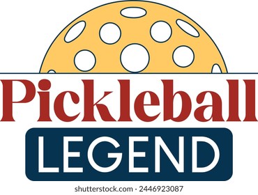 Pickleball legend t-shirt design, t-shirt, design.