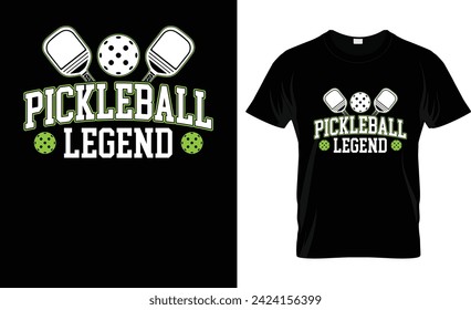 Pickleball Legend tshirt design vector