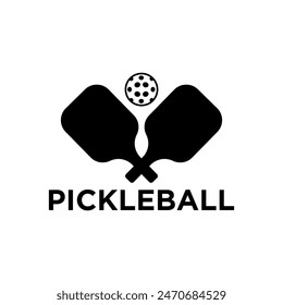 Pickleball Logo can be use for icon, logo, and etc