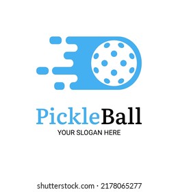 Pickleball logo isolated vector illustration on white background