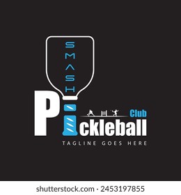 Pickleball Logo on white background 