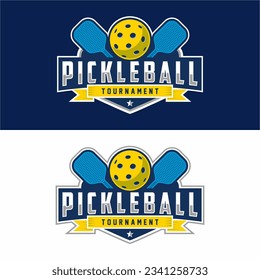 pickleball  logo. Sport badge. Vector illustration.