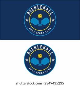 pickleball  logo. Sport badge. Vector illustration.