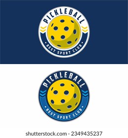 pickleball  logo. Sport badge. Vector illustration.