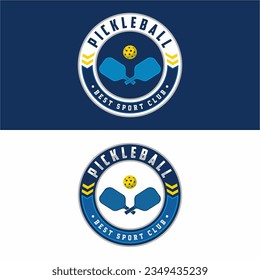 pickleball  logo. Sport badge. Vector illustration.