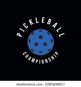 	
pickleball logo vector graphic for any business especially for sport team, club, community.