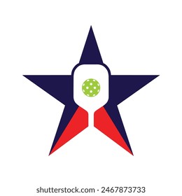 Pickleball Logo vector graphic for any business especially for sport community, team, club and tournament.