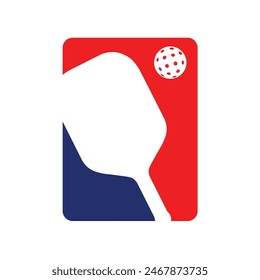 Pickleball Logo vector graphic for any business especially for sport community, team, club and tournament.