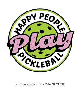 Pickleball Logo vector graphic for any business especially for sport community, team, club and tournament.