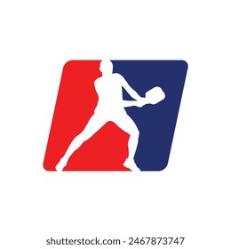 Pickleball Logo vector graphic for any business especially for sport community, team, club and tournament.