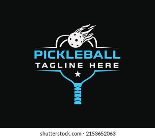 pickleball logo vector and sports logo