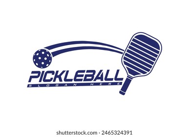 pickleball logo vector and sports logo