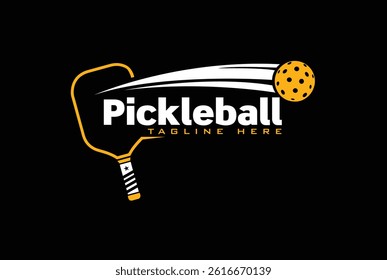 pickleball logo vector and sports logo