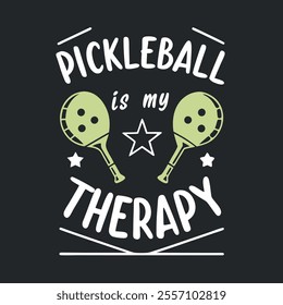 Pickleball is My Therapy T-Shirt