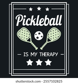 Pickleball is My Therapy T-Shirt