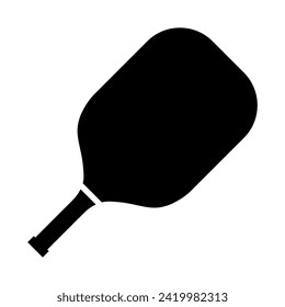 Pickleball paddle icon. Pickleball symbol. Vector illustration 

