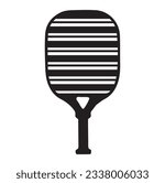 Pickleball paddle Printable Vector Illustration. Pickleball Paddles and Ball Vector, Pickleball Clipart, Pickleball Bat Symbol