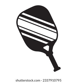 Pickleball paddle Printable Vector Illustration. Pickleball Paddles and Ball Vector, Pickleball Clipart, Pickleball Bat Symbol