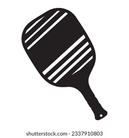 Pickleball paddle Printable Vector Illustration. Pickleball Paddles and Ball Vector, Pickleball Clipart, Pickleball Bat Symbol