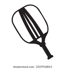 Pickleball paddle Printable Vector Illustration. Pickleball Paddles and Ball Vector, Pickleball Clipart, Pickleball Bat Symbol