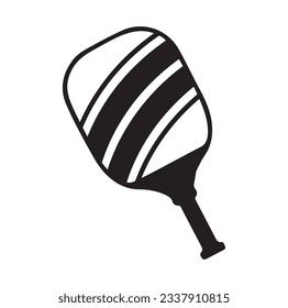 Pickleball paddle Printable Vector Illustration. Pickleball Paddles and Ball Vector, Pickleball Clipart, Pickleball Bat Symbol